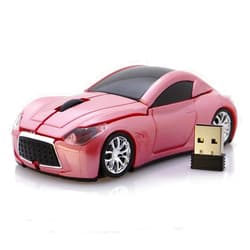 Ai5G Wireless Mouse Car Shape Computer Optical Mice with LED Headlight for PC Laptop