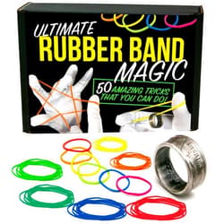 Magic Makers 50 Magic Tricks with Rubber Bands & Magic Ring