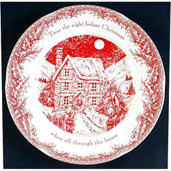 Johnson Brothers Noble Excellence Twas the Night Before Christmas Dinner Plate, Set of 4