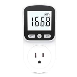 MECHEER Upgraded Watt Meter Power Meter Plug Home Energy Monitor Electricity Usage Monitor, Electrical Usage Monitor, Energy Voltage Amps Meter Tester with Backlight, Overload Protection, 8 Display Modes