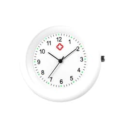 JewelryWe Clip On Stethoscope Watch: Nurse Watches with Medical Symbols for Doctor Clinic Staff Medical Professionals