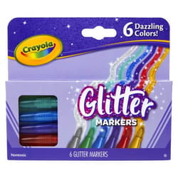 Crayola Glitter Markers 6ct