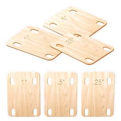 YASUOA Premium Maple Wood Guitar Neck Shim for Effective Alignment & Angle Adjustment, Suitable for All Types of Guitars-3pcs