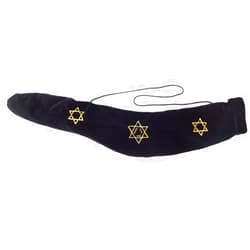 COHEN TSEMACH Shofar Velvet Bag XL Pouch Carry Case Israel Judaica Gift Yemenite David Star