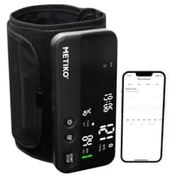 METIKO Wireless Blood Pressure Monitor Upper Arm(Cuff 8.6
