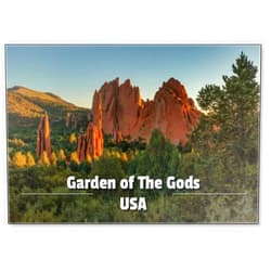 Photomagnet Garden of The Gods, Colorado Springs Design 1, Fridge Magnet