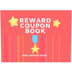 Ayur Reward Coupon Book: Blank Coupon Book for Kids - 38 Colored Vouchers - Fill In A Ticket To Show Appreciation To Your Children