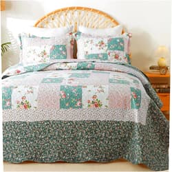TWINRUN Boho Reversible Queen Quilt Bedding Set 2 Packs