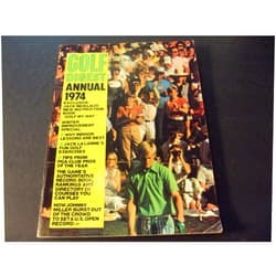 Golf Digest Annual 1974 Jack Nicklaus New Golf Book, Johnny Miller