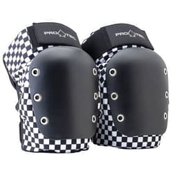 Pro-Tec Street Knee/Elbow Pad Set Open Back Checker S