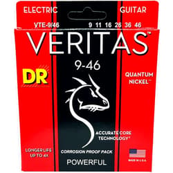 DR Strings VERITAS Electric Guitar Strings (VTE-9/46),Silver