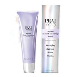 PRAI Beauty Ageless Throat & Decolletage Serum for Instantly Ageless Neck | Neck Firming and Tightening Serum | Anti-Aging Serum that Shields Skin from Damage and Improves Skin Tone + Colour