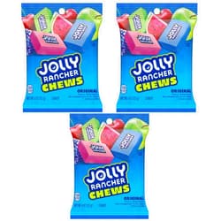 Jolly Rancher Fruit Chews - Pack of 3 - Delicious Chewy Candy in the Classic Flavors - Perfect for Snacking on the go