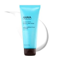 AHAVA Dead Sea Water Mineral Hand Cream - Hand Moisturizer For Dry Cracked Hands, Light & Fast Absorbing, Enriched with Exclusive blend Osmoter, Smoothing Witch Hazel & Soothing Allantoin