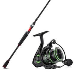 Piscifun Torrent Spinning Rod & Viper X Spinning Reel Combo, 2 Piece 6'10