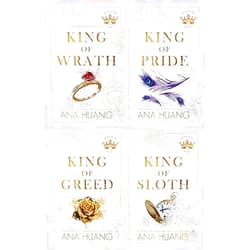 By Ana Huang (Author) Kings of Sin Series 4 Books Collection Set By Ana Huang (King of Wrath, King of Pride, King of Greed and King of Sloth)