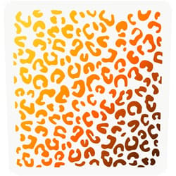 FINGERINSPIRE Leopard Skin Stencils Decoration Template 11.8x11.8 inch Plastic Animal Print Drawing Painting Stencils Square Reusable Cheetah Skin Stencils for Painting on Wood, Floor, Wall and Tile