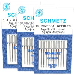 Schmetz Universal Sewing Machine Needles - Size 80/12-3 Cards - 30 Needles