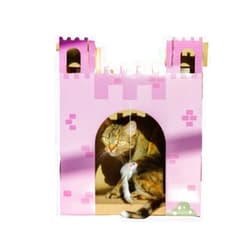 Midlee Pink Castle Cat Scratcher House
