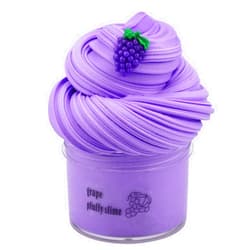Roadoor Butter Slime Kit 1 Pack, Scented Stretchy Fruit Cloud Slime, Soft and Non-Sticky DIY Sludge Toy with Charms for Boys Girls (Grape, 70ML)