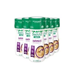 Beech-Nut Organic Baby Cereal, Oatmeal Cereal Stage 1 for Infants, 8 oz Canister (6 Pack)