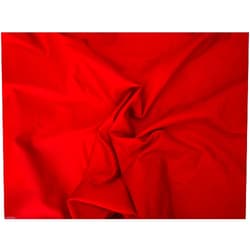 Koshtex Inc. Red Cotton Twill Spandex Fabric by The Yard 4 Way Stretch (Chino Material)