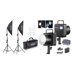 NEEWER 700W Equivalent Softbox Lighting Kit with Q4 400Ws 2.4G TTL Outdoor Studio Flash Strobe, Photography Continuous Lighting Kit for Photo Video Shooting