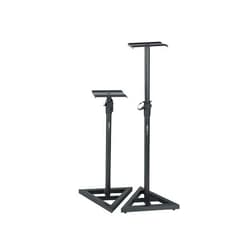 Gator Frameworks Studio Monitor Stands with Adjustable Height and Locking Saftey Pin; Pair (GFW-SPK-SM50)