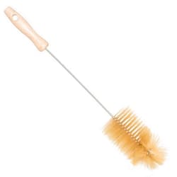 Redecker Natural Pig Bristle Soda Bottle Brush, 15-Inches, Flexible Wire Handle, Made in Germany