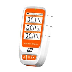 CHNADKS Upgraded Geiger Counter Nuclear Radiation Detector with LCD Display,CHNADKS Mini Monitor Dosimeter,Rechargeable Beta Gamma X-ray Portable Handheld Radiation Monitor