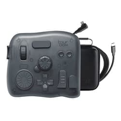 TOUR BOX TourBox Elite, Bluetooth Controller for Video Photo Editing Color Grading, Davinci Resolve Speed Editor, Photoshop Lightroom Premiere FCPX After Effects Programmable Keyboard Bundle (Translucent)