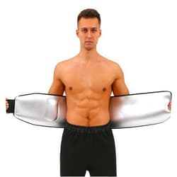 SDKSEOM Sweat Waist Trimmer Trainer Belt for Women & Men Workout Stomach Wrap Body Shaper for Enhanced Sweating Plus Size