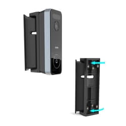 Koroao 0 to 90 Degree Left and Right Adjustable Angle Mount Compatible with AOSU Video Doorbell Pro (V8P1AX11)/SE (V8E2CA11) and AOSU Video Doorbell Ultra(V8S1AX11) Camera (Black)