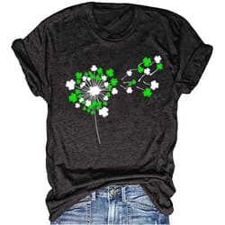 Beopjesk Dandelion Shirts for Women Teen Girls Cute Sunflower Wildflower Flower Lovers Graphic Tees Tops