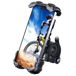 Lamicall Bike Phone Holder, Motorcycle Phone Mount - Motorcycle Handlebar Cell Phone Clamp, Scooter Phone Clip for iPhone 15 Pro Max/Plus, 14 Pro Max, S9, S10 and More 4.7