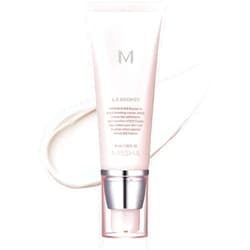 MISSHA M BB Boomer Primer for Face I Creamy-Soft, Illuminating Makeup Primer for Dewy Finish, Hydrating Radiant Cream, Moisturizing Makeup Base, Glass Skin, 1.35 Fl oz/40ml