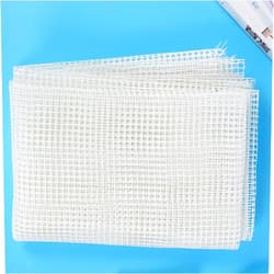 Qiilu Rug Blank Bulk Rug Hooking Mesh Glass Fiber Household DIY Hand Made Crocheting Carpet Rug Knitting Mesh Cloth Accessory Tools(Mesh Cloth 150X100Cm) (Mesh Cloth 150 * 100cm)