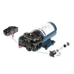 Delavan 3120-421F SmartFLO 12-Volt Bypass/Demand Diaphragm Pump - Bypass and Demand Pump - 2.2 GPM