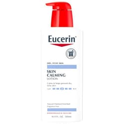 Eucerin Skin Calming Lotion - Full Body Lotion for Dry, Itchy Skin, Natural Oatmeal Enriched - 16.9 fl. oz Pump Bottle