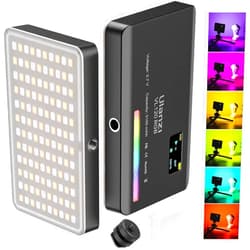 ULANZI VL120 RGB Light For Video Camera, Portable 3100mAh Battery, 360 Full Color 20 Light Effects, CRI≥95 2500-9000K LED Panel DSLR Photography Lighting Setup for YouTube, TikTok