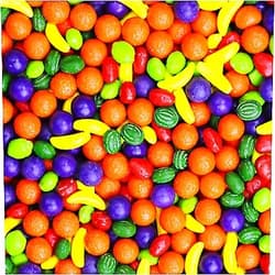 OAK LEAF Nitwitz Bulk Candy - Hard Candy for Kids - 2 Lb Fruit Shape Candy - Party Favor Candy - Colorful Candy for Vending - Assorted Candy for Candy Machine - Vendor Machine Candy Refill
