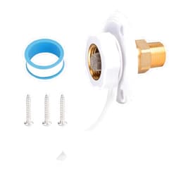 BFXM RV City Water Inlet with Check Valve – RV Water Inlet Connection, RV Water Fill Inlet with 3/4