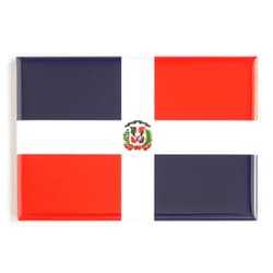Blue Crab Magnets Flag of Dominican Republic Fridge Magnet (2 x 3 inches)