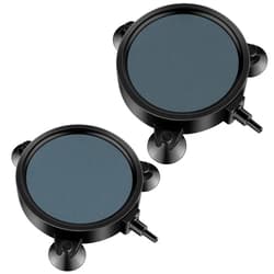 Pawfly Aquarium 4 Inch Air Stone Disc Bubble Diffuser Release Tool for Air Pumps Buckets Fish Tanks Ponds DWC Reservoirs and Circulation System - 2 Pack