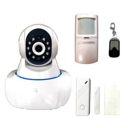 Coolcam WiFi IP Network Camera, Wireless, Video Monitoring, Surveillance, Security Camera, 2 Way Audio, Wireless PIR and Door Sensor and Key Chain
