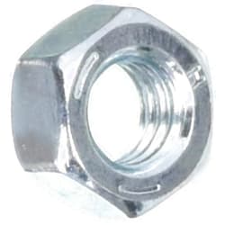 TurnFast Medium-Strength Steel Nylon-Insert Locknut, Grade 5, Zinc-Plated, 1/4