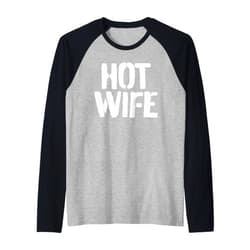 Lewd Linda Punk HotWife Hot Wife ENM Swinger Raglan Baseball Tee