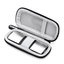 Ginsco Case for KardiaMobile 1-Lead Personal EKG Monitor Works with Most Smartphones, Hard Shell 1680D Oxford Carrying Case for AliveCor KardiaMobile 6L,Heart Monitor Travel Pouch with Carrying Strap