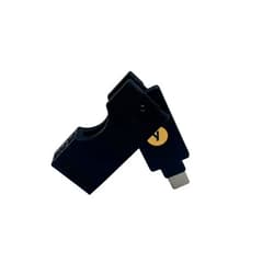 Designz3D Yubikey Protector Flip Case Keychain Holder (5 NFC / 5C NFC) (Black, 5C NFC)