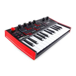 AKAI Professional MPK Mini Play MK3 MIDI Keyboard Controller with Built in Speaker and Sounds Plus Dynamic Keybed, MPC Pads and Software Suite New Model